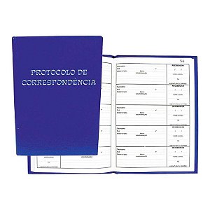 LIVRO PROTOCOLO DE CORRESPONDENCIA 148MM X 212MM C/100 FLS - TAMOIO