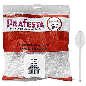 COLHER MINI P/CAFE CRISTAL C/200 (LITTLE COFFEE) - STRAWPLAST
