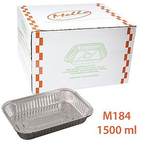 QUENTINHA DE ALUMINIO 184 - 1500ML CX C/100 - MELLO