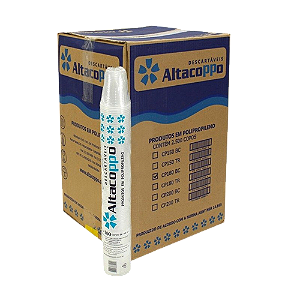 COPO 150ML PP BRANCO CX C/2500 (25X100) - ALTACOPPO PREMIUM