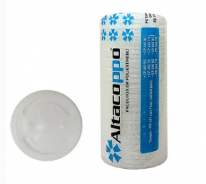 TAMPA PLASTICA P/ COPO 400/440/500/550ML C/ FURO - ALTACOPPO C/50