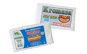 SACO PLASTICO 25X14 HOT DOG C/1000