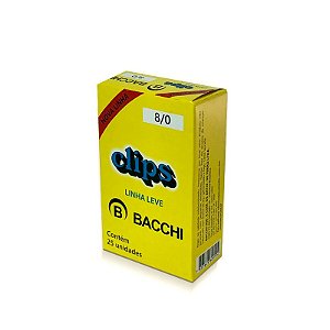 CLIPS 8/0 GALVANIZADO LINHA LEVE CX C/25 - BACCHI