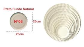 PRATO DE PAPELAO N 06 26CM C/100 - DESKART
