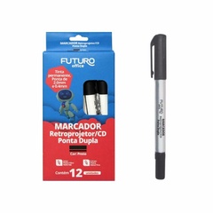 MARCADOR P/ RETRO PROJETOR 2.0 PRETO