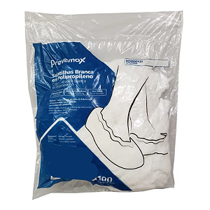 SAPATILHA PROPE TNT BRANCA C/100 - PREVEMAX