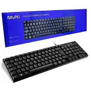 TECLADO COM FIO USB - MULTI