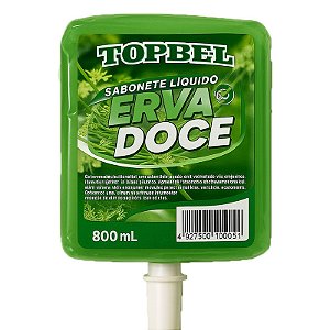 SABONETE REFIL BACTERICIDA 800 ML - TOPBEL