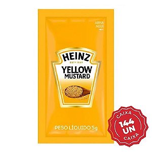 MOSTARDA SACHET CX C/144 X 5GRS - HEINZ