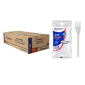 GARFO REFEICAO BRANCO INQUEBRAVEL C/1000 (20X50)