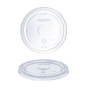 TAMPA PLASTICA P/COPO TERMICO 180ML - COPOBRAS C/50