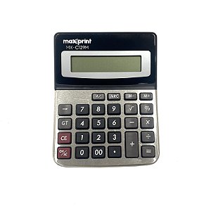 CALCULADORA ELETRONICA DE MESA 12 DIGITOS (MX-C129M) - MAXPRINT