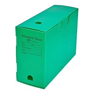 ARQUIVO MORTO OF 350X250X130 - VERDE - POLIBRAS