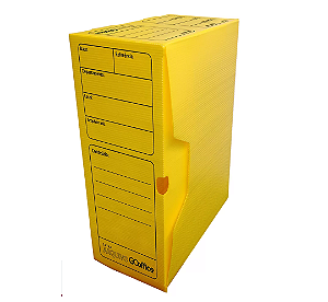 ARQUIVO MORTO OF 350X250X130 - AMARELO - POLIBRAS