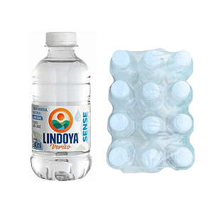 AGUA MINERAL SEM GAS EM GARRAFA 240ML CX C/12  - LINDOYA