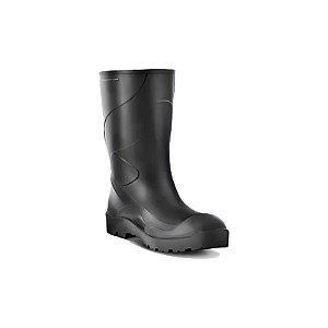 BOTA PVC PRETA CANO LONGO - TAM 39