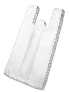 SACOLA PLASTICA BRANCA 30X45 C/2KG