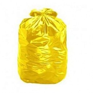 SACO DE LIXO AMARELO 200LTS C/100