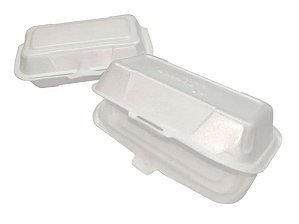 HAMBURGUEIRA ISOPOR 222X130X70 FD C/200 (BH-05) - BOM APETITE