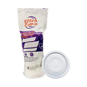 TAMPA PLASTICA P/COPO 770ML S/ FURO - ULTRA C/50