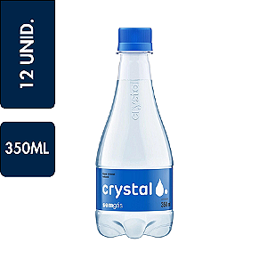 AGUA MINERAL SEM GAS EM GARRAFA 350ML CX C/12 UND - CRYSTAL