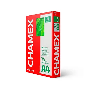 PAPEL A4 BRANCO 75G CHAMEX 500 FLS