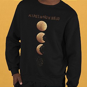 MOLETOM AS FASES DO PÃO DE QUEIJO