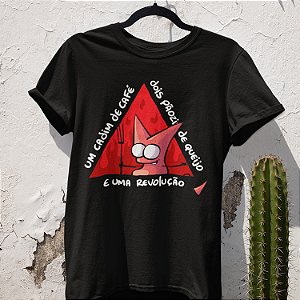 REVOLUÇÃO - CAMISETA 100% ALGODÃO