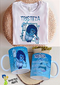 Kit Camiseta e Caneca Coleção Divertidamente