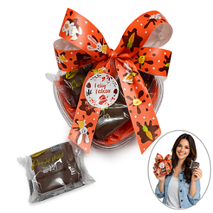 1 Cesta Pão De Mel Presente De Páscoa Coração