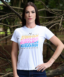 CAMISETA REGULAR WEAR ESTAMPADA BRANCA REF:T524023C