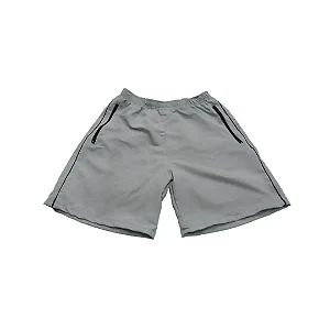Bermuda Shorts Masculino Tactel – BOLSO COM ZIPER CINZA