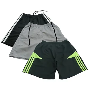 KIT 03 Bermuda Shorts Masculino Tactel – Opção 10