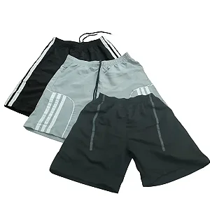KIT 03 Bermuda Shorts Masculino Tactel – Opção 11