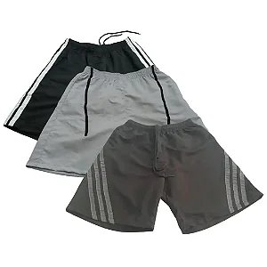 KIT 03 Bermuda Shorts Masculino Tactel – Opção 16