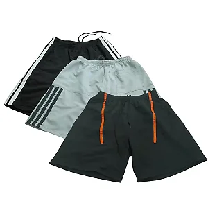 KIT 03 Bermuda Shorts Masculino Tactel – Opção 24