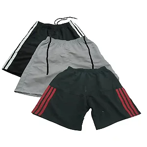 KIT 03 Bermuda Shorts Masculino Tactel – Opção 25