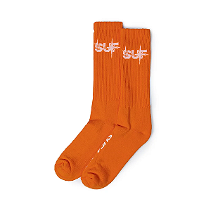 SOCKS SUFSTAR ORANGE/WHITE
