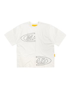 CAMISETA PORTAL BORDADA OFF WHITE