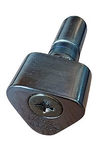 CILINDRO LATÃO CROMADO C100 TETRA CHAVE PAPAIZ
