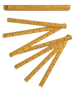 ESCALA MÉTRICA - METRO SUECO - 2 M AMARELO MAX - 10 DOBRAS