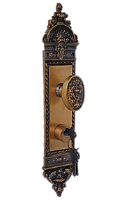 FECHADURA 55MM PARA PORTA EXTERNA AROUCA - 2 LOX REDONDA