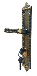 FECHADURA 45MM PARA PORTA EXTERNA  AROUCA - 7 OVAL