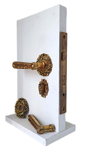 FECHADURA COLONIAL AROUCA 55MM PARA PORTA EXTERNA COM TAMBOR MODELO PINGO - 11 R LP