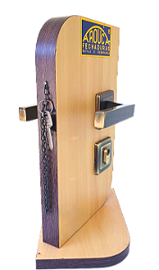 Fechadura Arouca 55mm para porta externa estilo Colonial  RQ 34 50 LOX