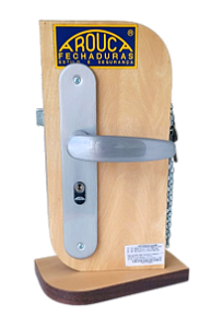 FECHADURA AROUCA 40MM PARA PORTA EXTERNA COM ACABAMENTO ACETINADO -039 51 AEE