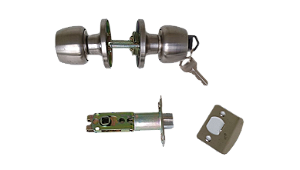 1100 CR - FECHADURA TUBULAR 70MM COM CHAVE E BOTÃO