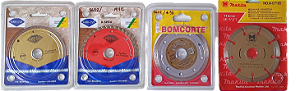 KIT 4 PEÇAS - DISCOS DE CORTES VARIADOS.