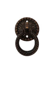 PUXADOR ZAMAG OXIDADO ESTILO COLONIAL PARA PORTAS E GAVETAS DE MÓVEIS - 1