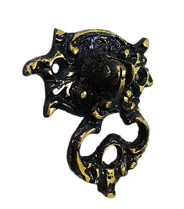 PUXADOR EM LATÃO ESTILO COLONIAL PARA MÓVEIS RÚSTICOS OU COLONIAIS 1377/G